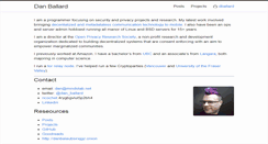 Desktop Screenshot of danballard.com