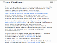 Tablet Screenshot of danballard.com